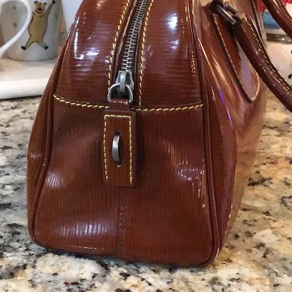 COA❣️❣️Vintage Prada Stampata Grana Pagelia Old Bowler Bag with COA - Picture 6 of 14